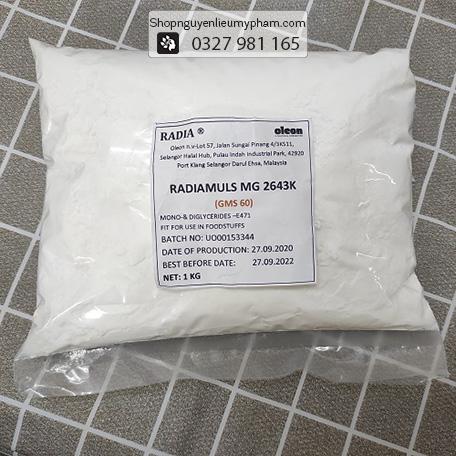 Sáp Nhũ Hoá Glycerin MonoStearate (GMS 60)